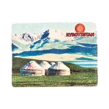 Kırgızistan Temalı Taş Magnet