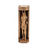 Polyester Antik Mısır Figürü Anubis Biblo Mumluk
