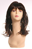 Sentetik Peruk Dalgalı Cilt Görünümlü