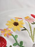 Cotton Box Brode Ranforce Çift Kişilik Nevresim Takımı Mina Pembe