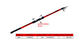 Captain 1696 Method 450cm Tele Surf Kamış 100-200gr  Atar