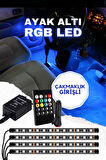 Çakmaklık Girişli RGB Ayak Altı Led Sese Duyarlı Led Müziğe Duyarlı 12 Led