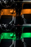 Çakmaklık Girişli RGB Ayak Altı Led Sese Duyarlı Led Müziğe Duyarlı 12 Led