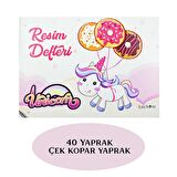 Çınar Uninote Resim Defteri Dikişli Büyük Boy A4 40 Yaprak 12 Adet 
