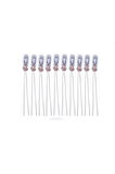 10 Adet 12V T5 Kıl Bacak Tel Bacak Kılçık 1.5W Dipsiz Standart Renk Ampul