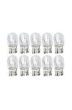 10 Adet 12V T20 P21/5W Çift Devre Büyük Dipsiz Standart Renk Ampul