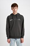 DeFacto Boxy Fit Kapüşonlu Sırt Baskılı Sweatshirt C6147AX24AUAR221