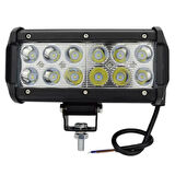 2 Adet 12 Ledli Motosiklet Scooter Uyumlu Led Sis Farı Açma Kapatma Tuşlu