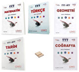 Limit TYT Matematik Türkçe Geometri Tarih ve Coğrafya Soru Bankası 5li Set + Telefon Standı