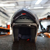 NCR-158 ÇENE AÇILIR GÖZLÜKLÜ E-CE BELGELİ KASK COOL GRİ