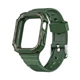 Gpack Apple Watch Series 3 4 5 44mm Kordon Defens Tank Armor Birleşik Full