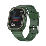 Gpack Apple Watch Series 3 4 5 44mm Kordon Defens Tank Armor Birleşik Full