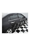 Honda Civic Krom Cam Çıtası 6 Parça 2005-2011 Arası Paslanmaz Çelik