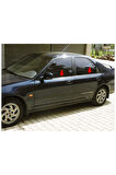 Honda Civic Krom Cam Çıtası 4 Parça 2001-2007 Arası Paslanmaz Çelik