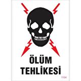 Pvc Levha quot;Ölüm Tehlikesiquot; 25*35 cm