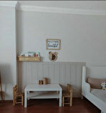 Iskandinav Duvar Çıtası 1 Paket (5 ADET) 8×100 Cm Mdf Duvar Çıtası