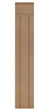 Iskandınav Model( 18 X 104 Cm )Dekoratif Duvar Paneli  Boyanabilir Ahşap 6 Mm Ham Mdf Duvar Paneli