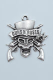 Guns'n Roses Gümüş Kaplama Kolye Ucu