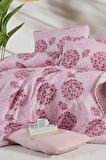 Lastikli Çarşaflı Tek Kişilik Nevresim Takımı Elegant Pink