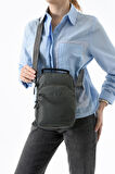 Üç Bölmeli Unisex Göğüs (Bodybag) - El Çantası Gri (Model: 571-9P) 