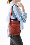 Üç Bölmeli Unisex Göğüs (Bodybag) - El Çantası Kiremit (Model: 571-9P) 