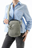 Üç Bölmeli Unisex Göğüs (Bodybag) - El Çantası Vizon (Model: 571-9P) 