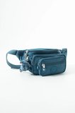 Unisex Çok Cepli, Su Geçirmez, Çapraz Askılı Bel Çantası (Freebag) Mavi Model: 571-7J