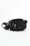 Unisex Çok Cepli, Su Geçirmez, Çapraz Askılı Bel Çantası (Freebag) Siyah Model: 571-7J