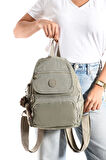 Ultra Hafif Çok Cepli Küçük Boy Sırt Çantası Unisex Vizon (Model: 571-4G)