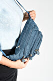 Çok Cepli Bel Çantası Unisex Mavi (Model: 571-7F) 