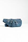 Çok Cepli Bel Çantası Unisex Mavi (Model: 571-7F) 