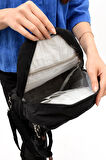 Hem Sırt Hem Göğüs  Spor Genç Kadın Çantası Siyah (Model: 571-8D) 