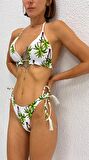 Bağcık Brazil Floral Bikini