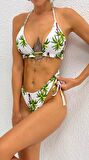 Bağcık Brazil Floral Bikini