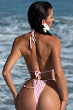 Çiçek Detay Brazilian Bikini