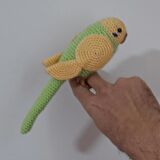 Amigurumi Kuş  Muhabbet Kuşu Sarı Yeşil