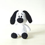 Amigurumi Örgü Oyuncak Köpek Beyaz