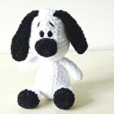 Amigurumi Örgü Oyuncak Köpek Beyaz