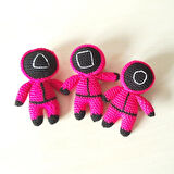 Amigurumi Örgü Oyuncak Squid Game