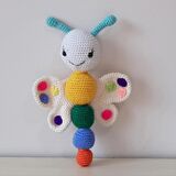 Amigurumi Örgü Oyuncak Renkli Kelebek