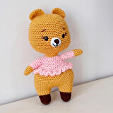 Amigurumi Örgü Oyuncak Ayı Kız