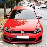 Vw Golf 7 7.5 2012-2020 Batman Yarasa Ayna Kapağı Piano Black ABS Plastik