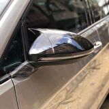 Vw Golf 7 7.5 2012-2020 Batman Yarasa Ayna Kapağı Piano Black ABS Plastik