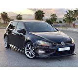 Vw Golf 7 7.5 2012-2020 Batman Yarasa Ayna Kapağı Piano Black ABS Plastik