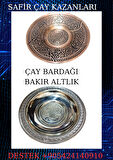 Çay bardağı bakır altlık seti 6 adetli set özel dövme kalaylı bakır çay bardağı altlığı Bakır çay bardağı tabağı Antik bakır alt tabak
