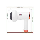 Merxas Shıatsu Masaj Teknigi Şarj Edilebilir 6 Seviye Kablosuz Titreşimli Masaj Aleti Pro SL-630