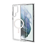 Gpack Samsung Galaxy S22 Ultra Kılıf Wireless Tacsafe Antishock Ultra Koruma Sert Kapak