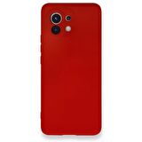 Smcase Xiaomi Mi 11 Lite Kılıf Kamera Korumalı İçi Kadife Silikon 