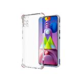 Smcase Samsung Galaxy M31s Kılıf Kamera Korumalı Darbeye Dayanıklı Silikon 