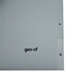 Gen-Of Ayraç Seperatör 1-5 Rakamlı 3 Adet (GEN-1309)